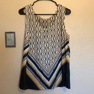 Sleeveless top and sheer cover - size 1X